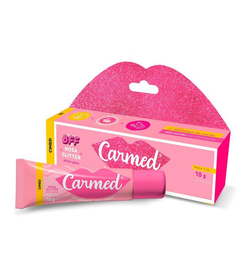 7897947617506-746340-Carmed-BFF-Rosa-Glitter-Hidratante-Labial-10g