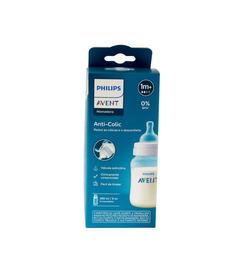 1-748303-8720689011884-Mamadeira-Avent-Anti-colic-260ml-Transparente-1m