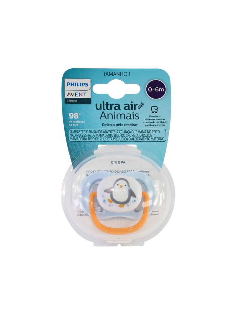 746017-8710103984702-Chupeta-Avent-Com-1-Pinguim-0-6-Meses-Menino