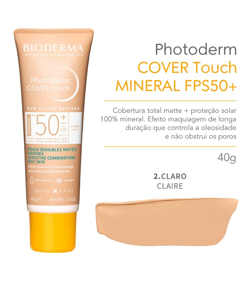 3701129803424-73857-Protetor-Solar-Photoderm-Cover-Touch-Fps50--40g-Claro