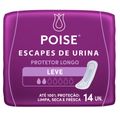 Protetor Poise Longo Escapes De Urina Leve 14 Unidades