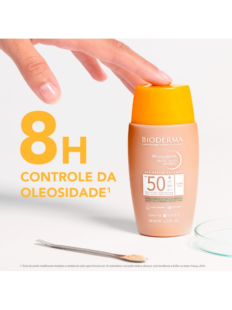 Photoderm-Nude-Touch-Bioderma-40ml-Fps50-Claro