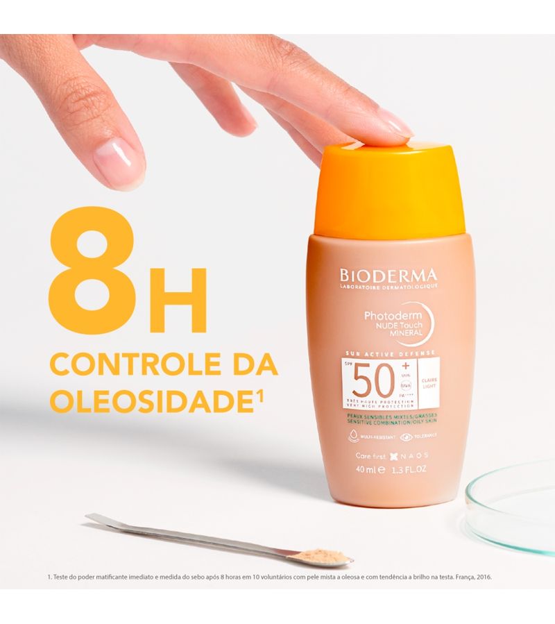 Photoderm-Nude-Touch-Bioderma-40ml-Fps50-Claro