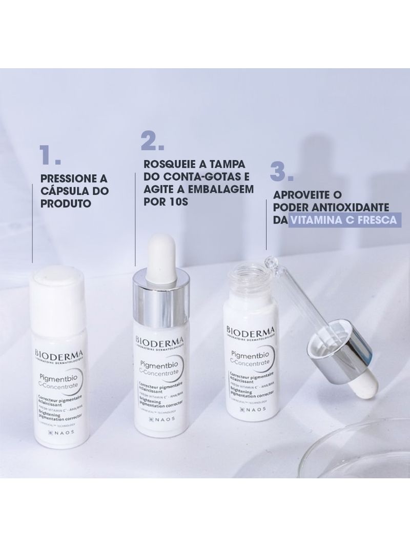 Serum-Clareador-E-Antioxidante-Bioderma-Pigmentbio-C-concentrate-15ml