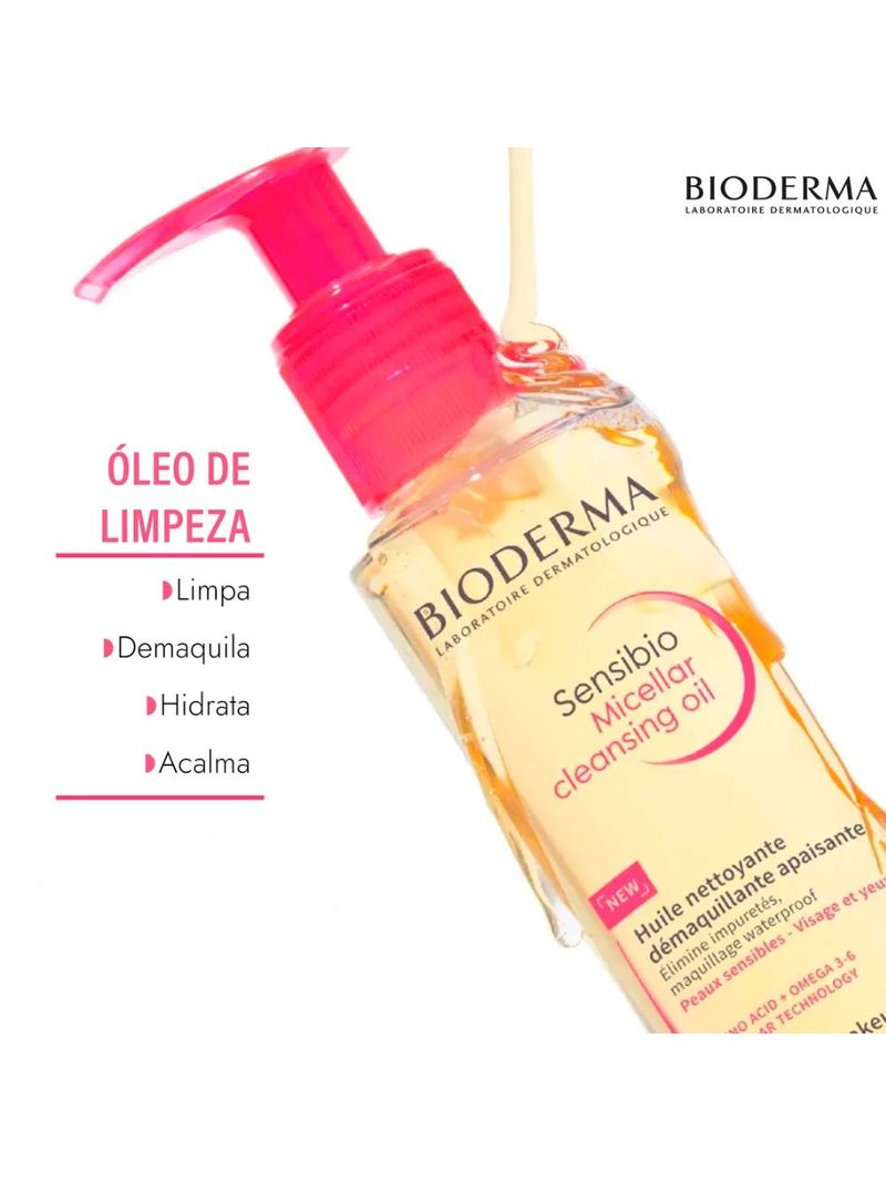 Oleo-Micelar-Demaquilante-Sensibio-Micellar-Cleasing-Oil-Bioderma-150ml