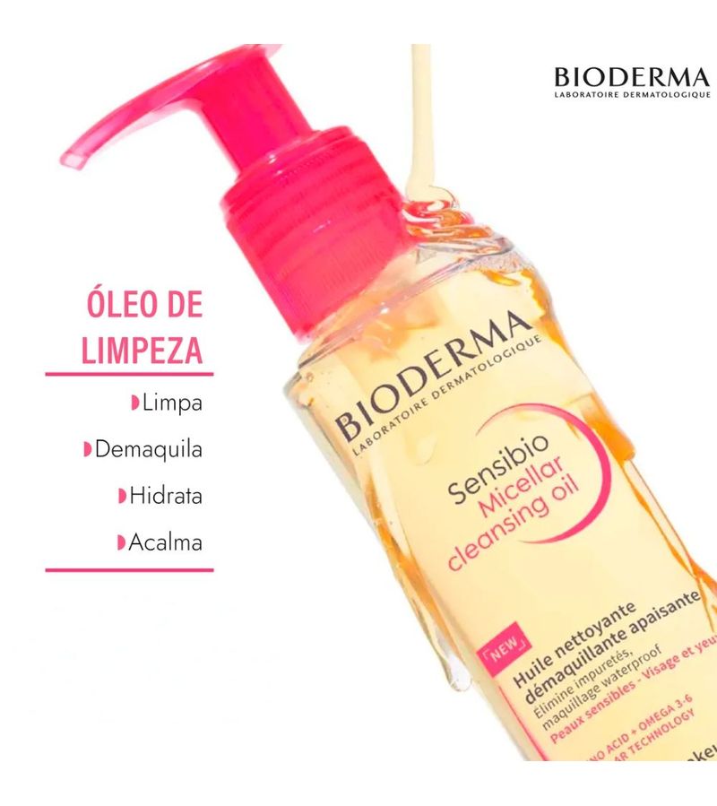 Oleo-Micelar-Demaquilante-Sensibio-Micellar-Cleasing-Oil-Bioderma-150ml