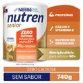 Complemento Alimentar Nutren Senior Sem Sabor Zero Lactose 740g