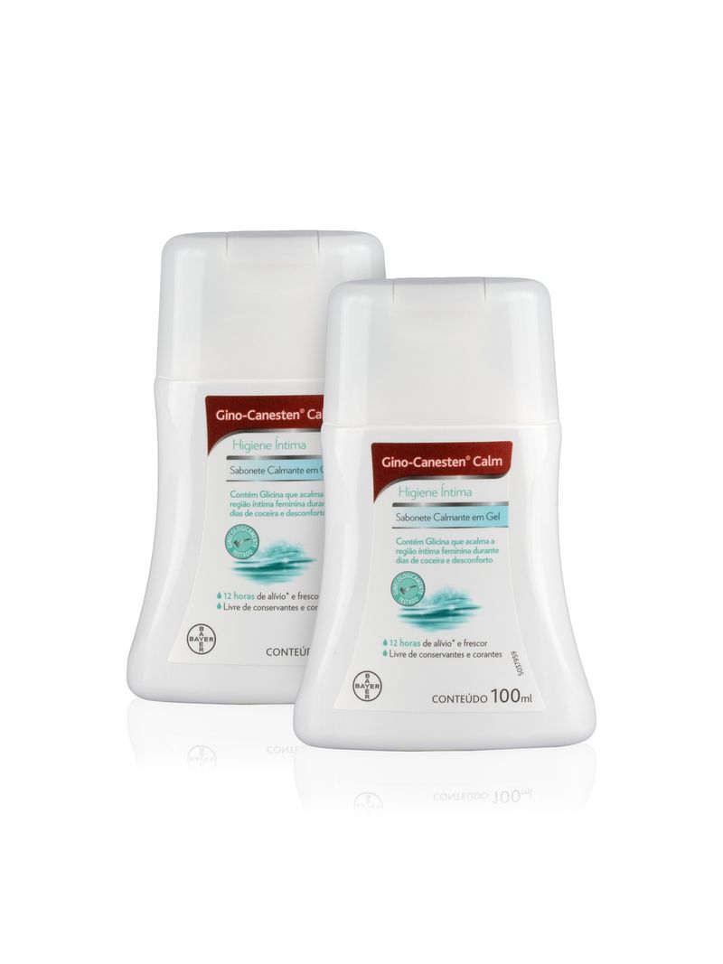 Sabonete-Intimo-Gino-canesten-Calm-Kit-Com-2-Unidades-De-100ml
