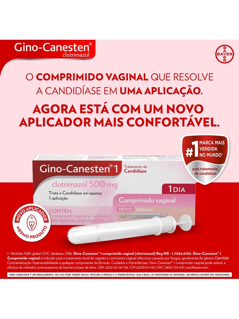 Gino-Canesten-Com-1-Comprimido-Vaginal-500mg---Aplicador