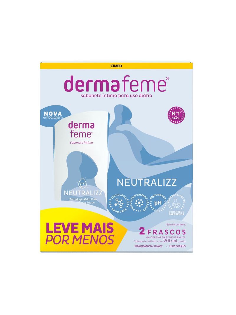 Sabonete-Intimo-Dermafeme-Neutralizz-Kit