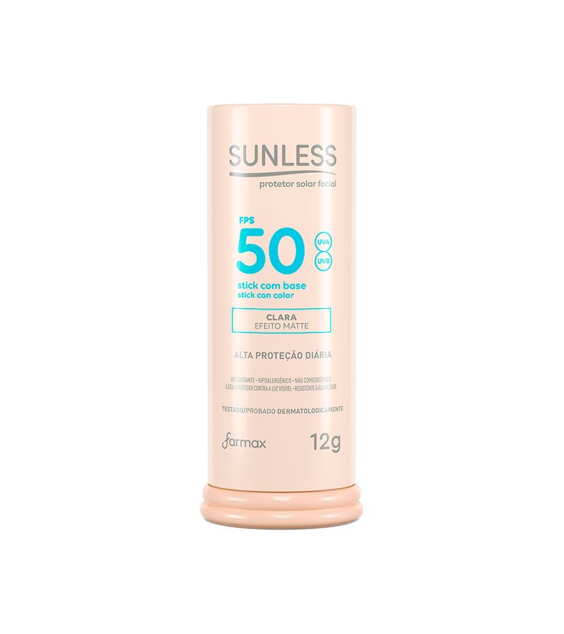 Protetor-Solar-Sunless-Stick-12gr-Fps50-Clara-Efeito-Matte