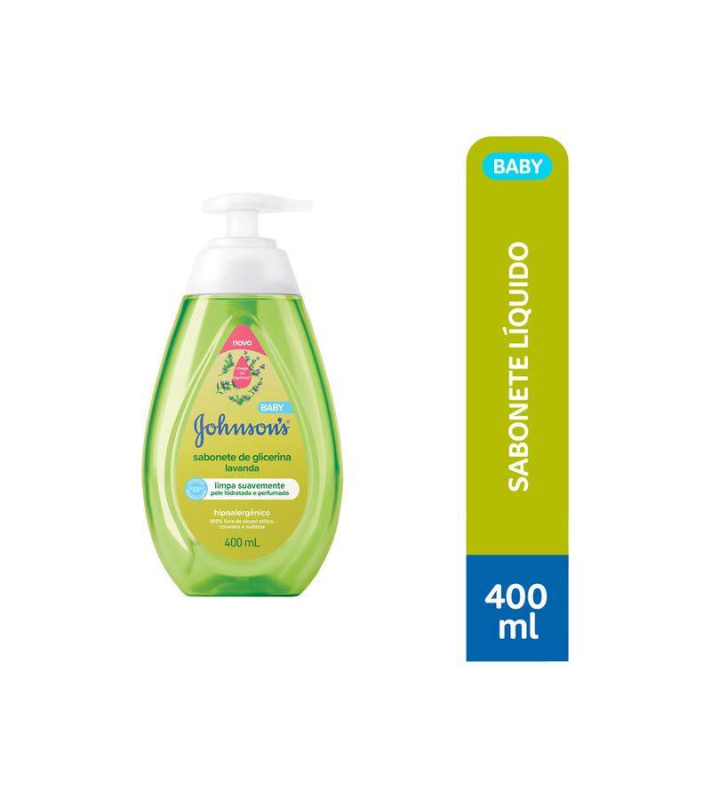 Sabonete-Johnson-Baby-Liquido-400ml-Com-Glicerina-Lavanda