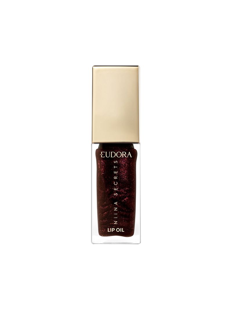 Gloss-Niina-Secrets-Lip-Oil-Shine-Flowers-7ml-Rosa-Negra