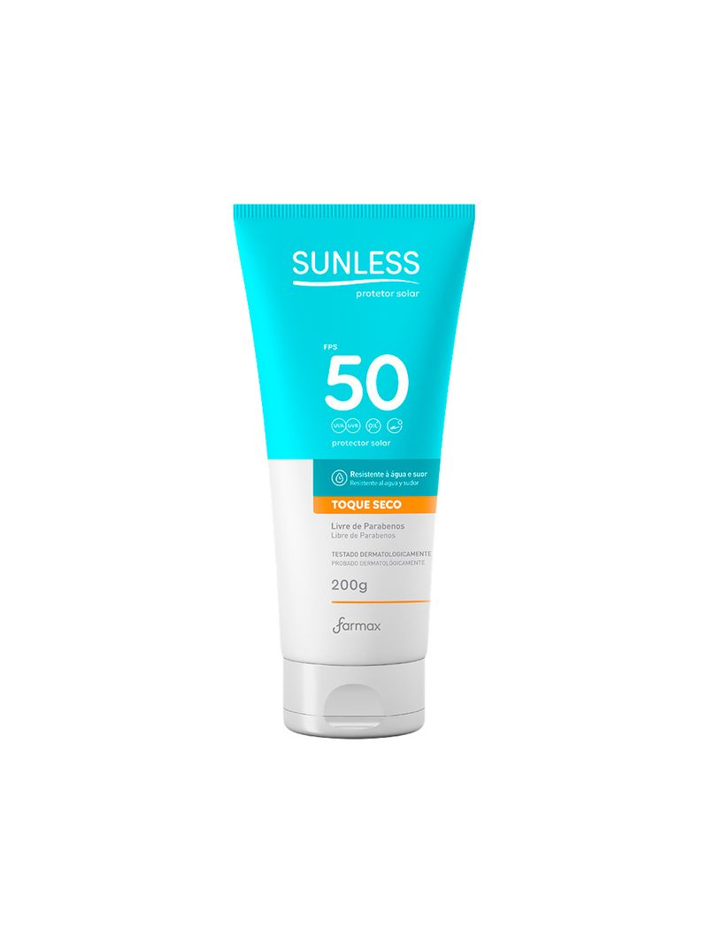 Protetor-Solar-Sunless-200gr-Fps50-Toque-Seco