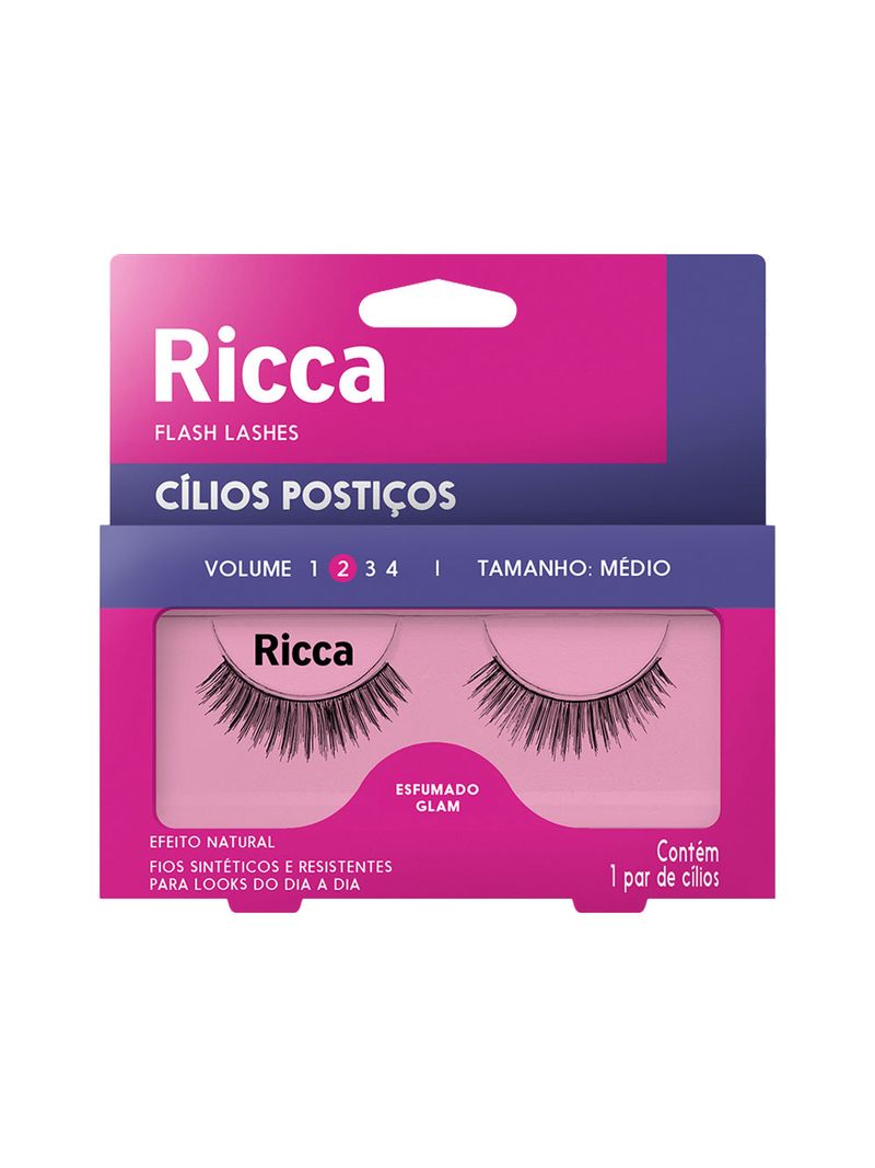 Cilios-Posticos-Ricca-Flash-Lashes-Medio-Esfumado-Glam-Volume-2
