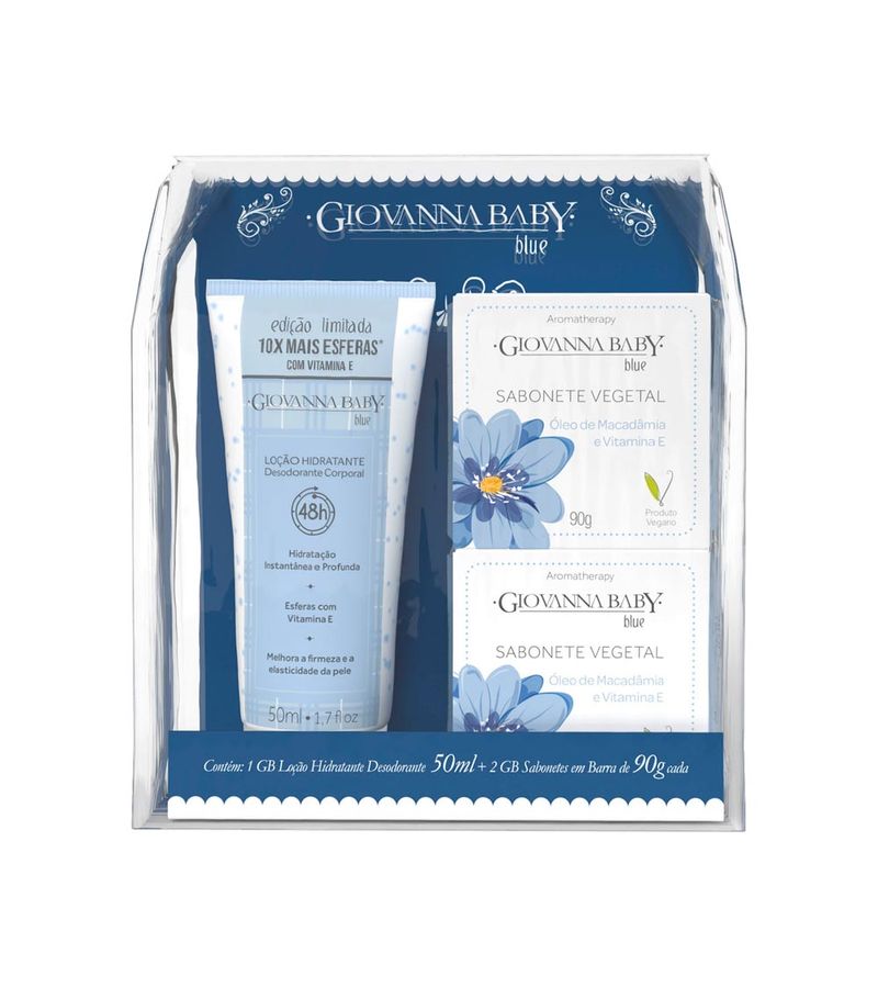 Hidratante-Giovanna-Baby-50ml---2x90gr-Sabonete-Barra-Blue