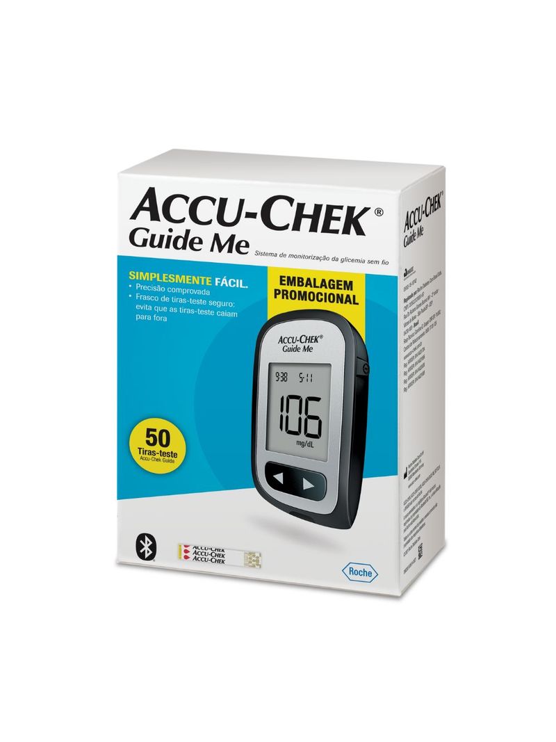 Glicosimetro-Accu-chek-Com-50-Tiras-Guide-Me-Especial