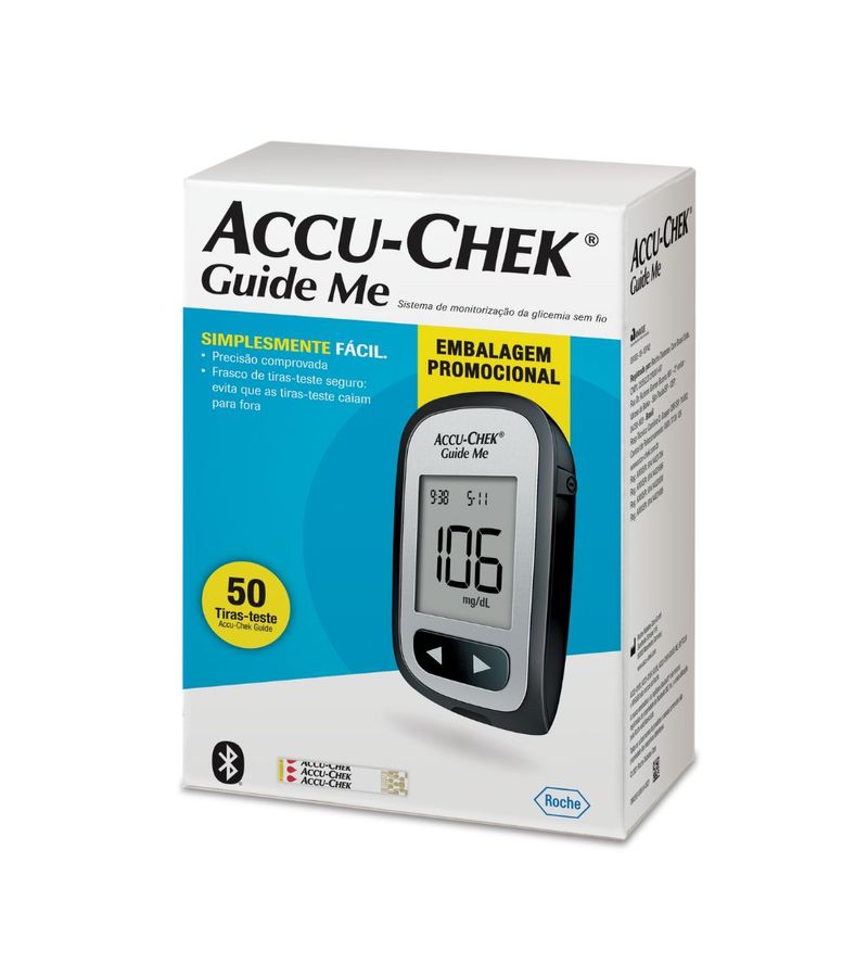 Glicosimetro-Accu-chek-Com-50-Tiras-Guide-Me-Especial