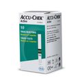 Tira De Teste De Glicose Accu-chek Active 10 Unidades