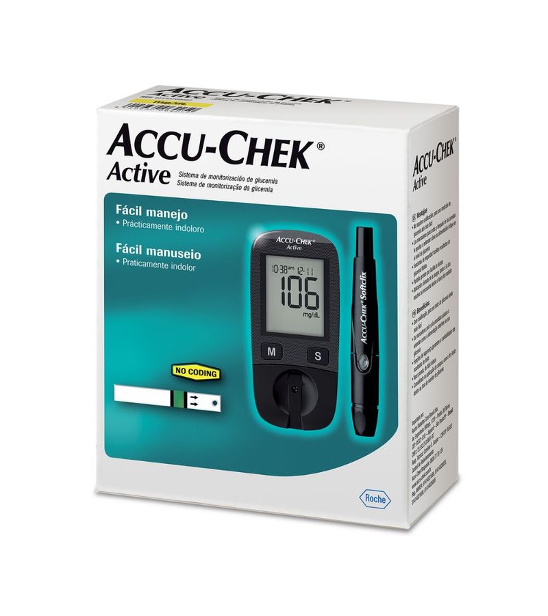 Accu-chek-Active-Kit-Para-Controle-De-Glicemia