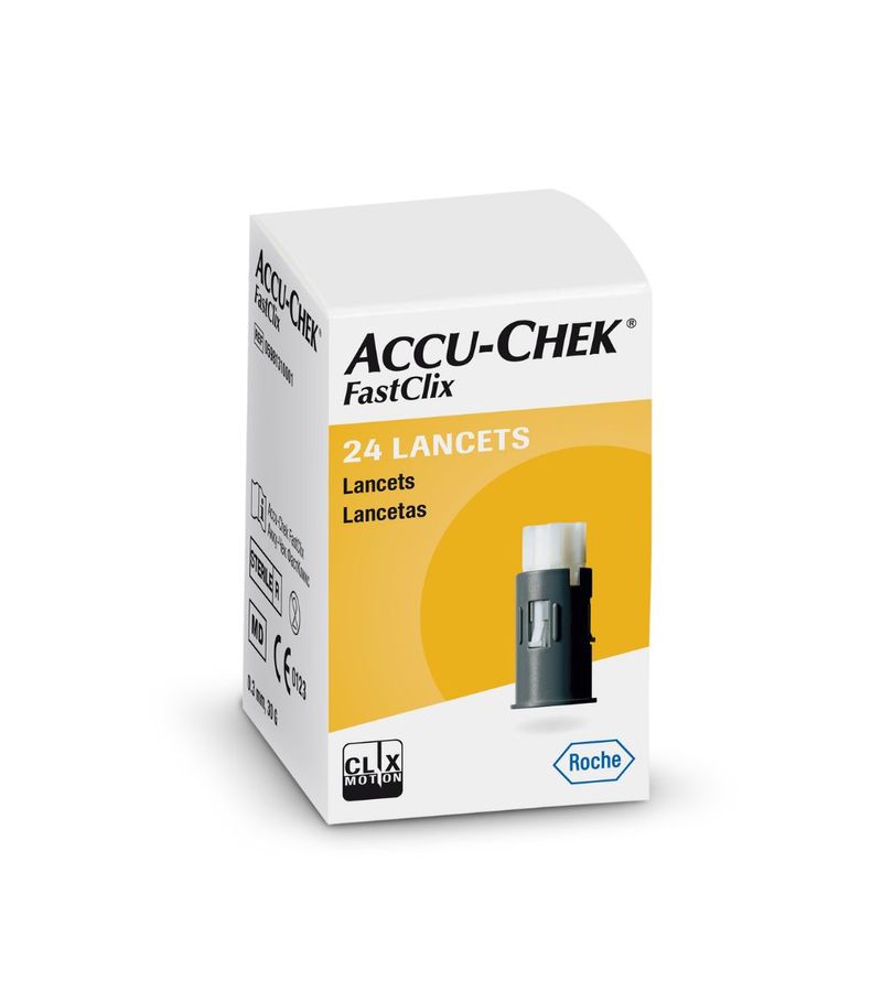 Accu-chek-Fastclix-Lancetas-Com-24-Unidades