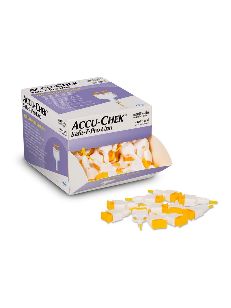 Accu-chek-Safe-T-Pro-Uno-Lancetas-Com-200-Unidades