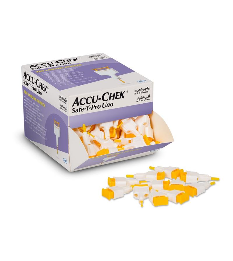 Accu-chek-Safe-T-Pro-Uno-Lancetas-Com-200-Unidades