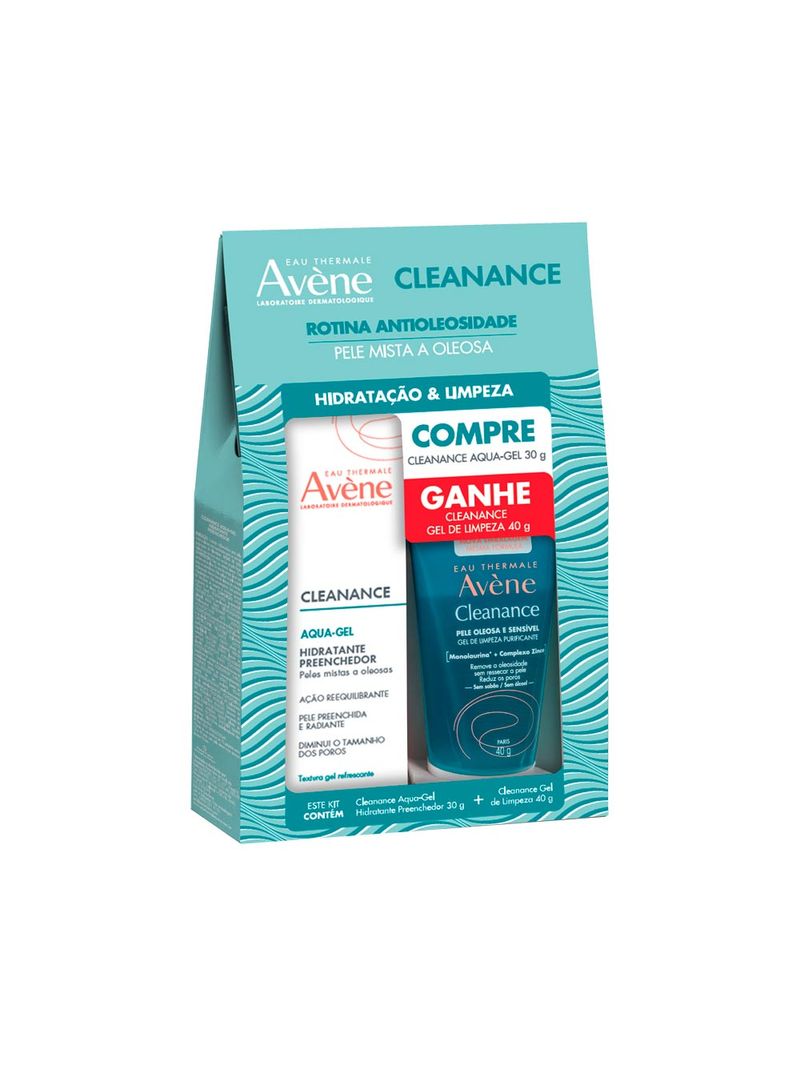 Avene-Cleanance-Aqua-gel-Hid-30-40gr-Gel-Para-Limpeza-Especial