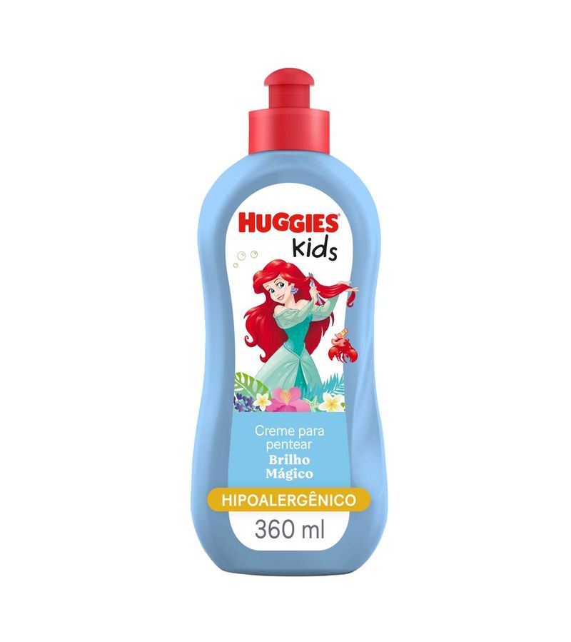 7896018750852_0-747889-Creme-Para-Pentear-Huggies-Kids-360ml-Brilho-Magico