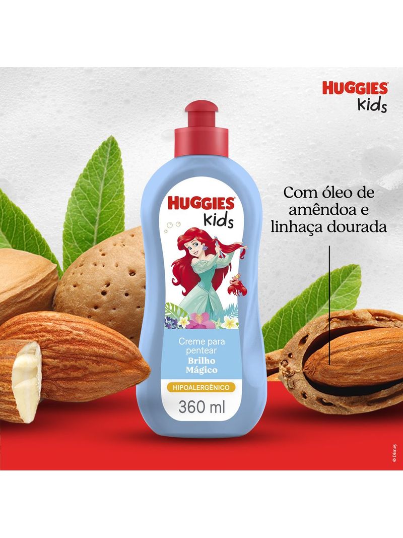 7896018750852_0-747889-Creme-Para-Pentear-Huggies-Kids-360ml-Brilho-Magico