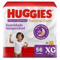 Fralda Huggies Xg Natural Care 56 Unidades Roupinha