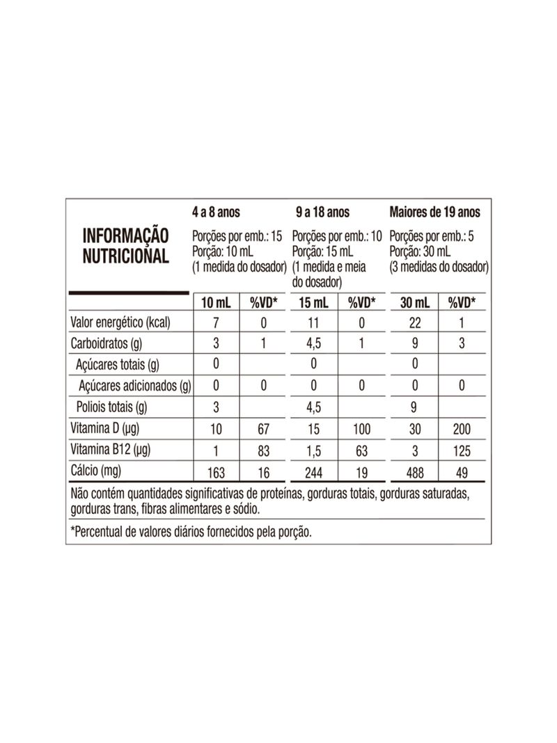 Calcitran-B12-Solucao-Oral-150ml---Calcio-Com-Vitamina-B12-Infantil-E--Adulto