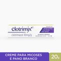 Clotrimix Creme Clotrimazol 10mg/g 20g - Pomada P/ Micose, Frieira E  Pano Branco