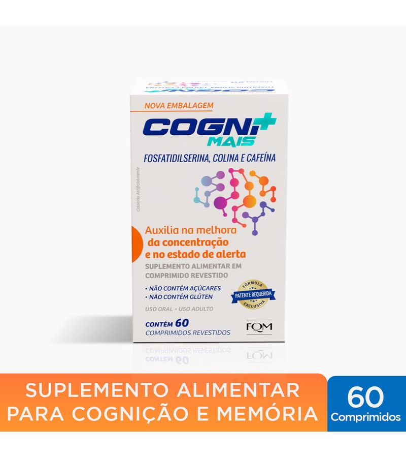 Cogni-Mais-60-Comprimidos---Suplemento-Para-Auxilio-Da-Concentracao-E--Memoria