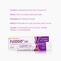 Fledoid 300 Gel 40g - Gel Para Hematomas, Dor, Inchaco E Varizes