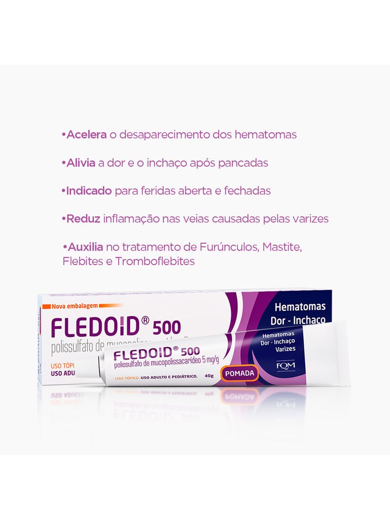 Fledoid-500-Pomada-40g---Pomada-Para-Hematomas-Dor-Inchaco-E-Varizes