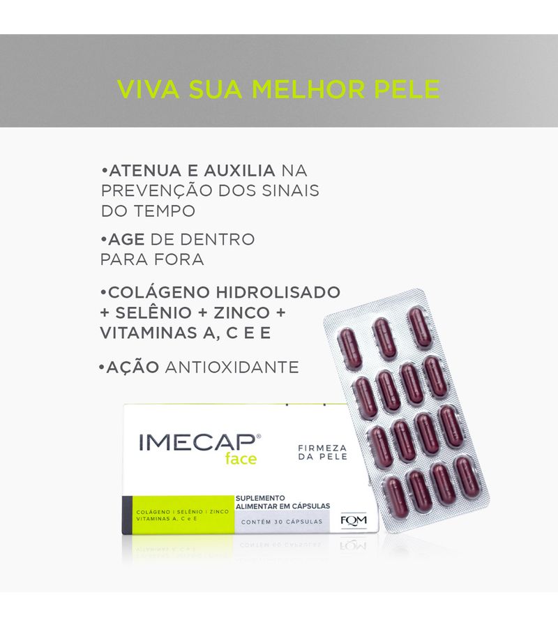 Imecap-Face-30-Capsulas---Nutraceutico-Colageno-Hidrolisado-P--Firmeza--Da-Pele