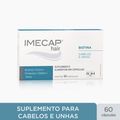 Imecap Hair 60 Capsulas - Vitaminas Para Cabelos E Unhas Com Biotina