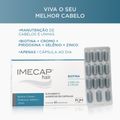 Imecap Hair 60 Capsulas - Vitaminas Para Cabelos E Unhas Com Biotina