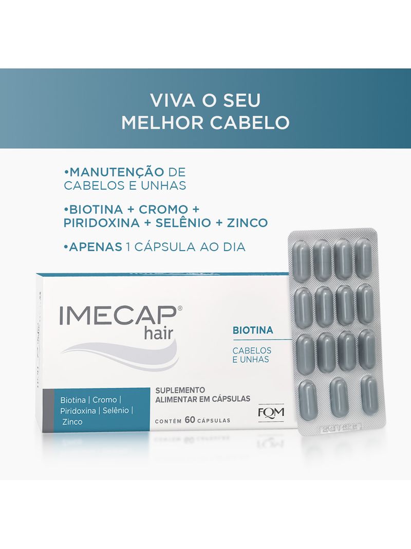 Imecap-Hair-60-Capsulas---Vitaminas-Para-Cabelos-E-Unhas-Com-Biotina