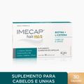 Imecap Hair Max 30 Capsulas - Vitaminas Para Cabelos E Unhas Com  Cisteina