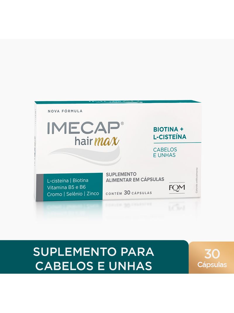 Imecap-Hair-Max-30-Capsulas---Vitaminas-Para-Cabelos-E-Unhas-Com--Cisteina