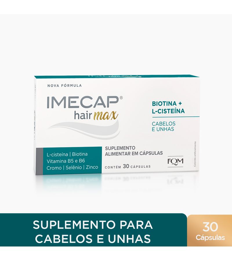 Imecap-Hair-Max-30-Capsulas---Vitaminas-Para-Cabelos-E-Unhas-Com--Cisteina