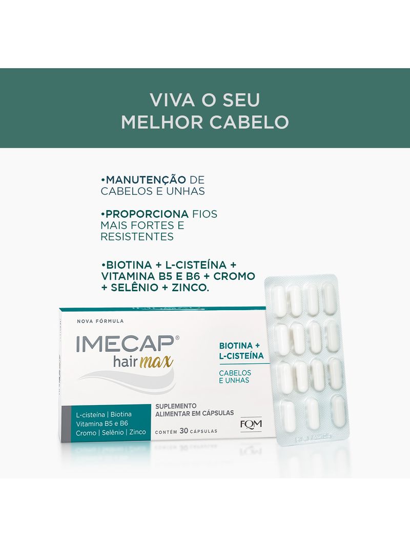 Imecap-Hair-Max-30-Capsulas---Vitaminas-Para-Cabelos-E-Unhas-Com--Cisteina
