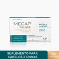 Imecap Hair Max 60 Capsulas - Vitaminas Para Cabelos E Unhas Com  Cisteina