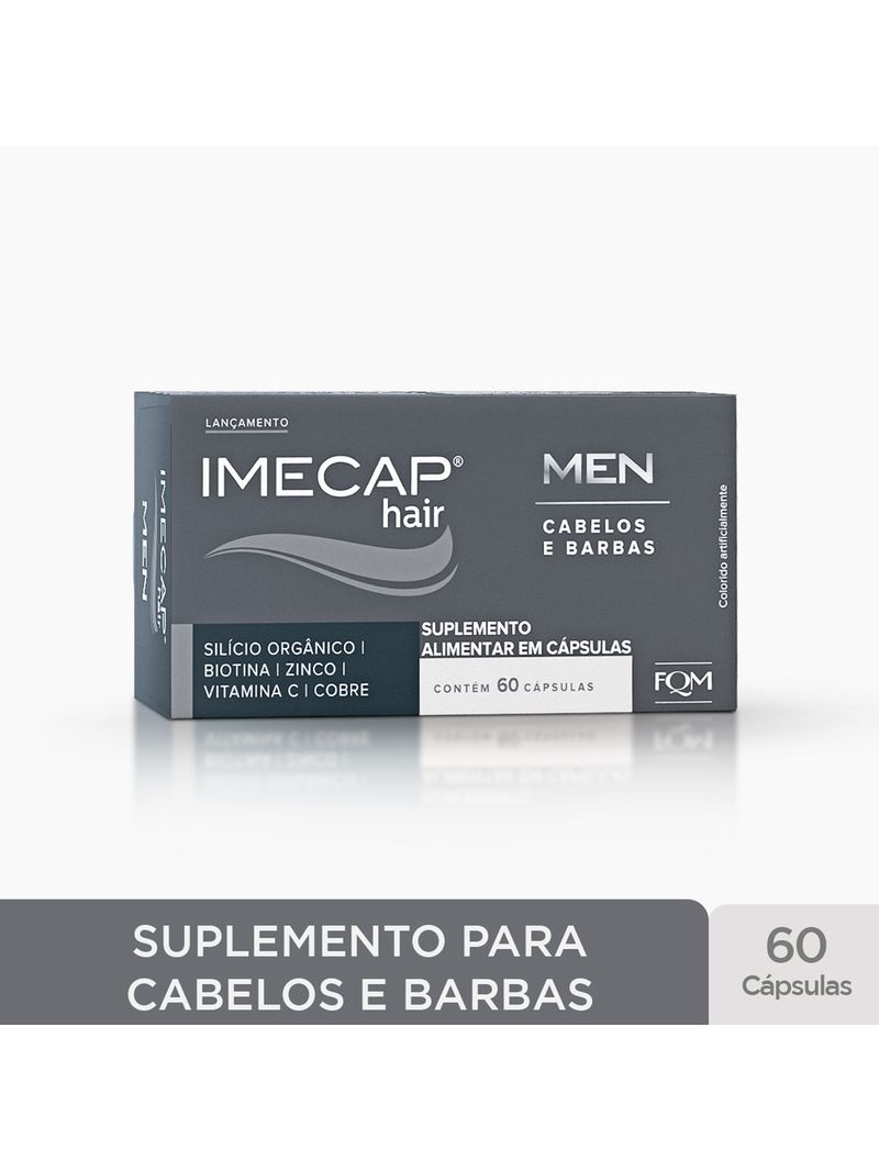 Imecap-Hair-Men-60-Capsulas---Vitaminas-Para-Cabelos-E-Barbas-Do-Homem