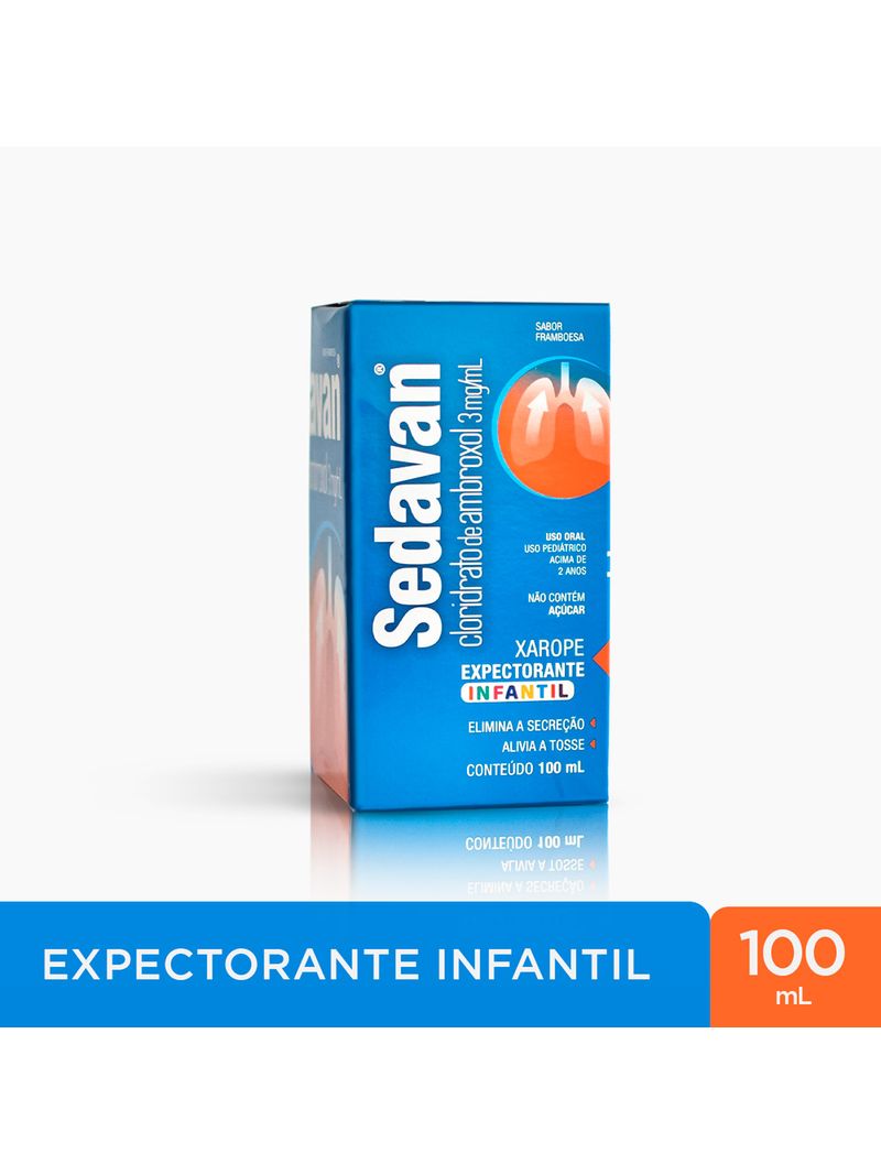 Sedavan-Xarope-Expectorante-Infantil-3mg-ml-100ml---Cloridrato-De--Ambroxol