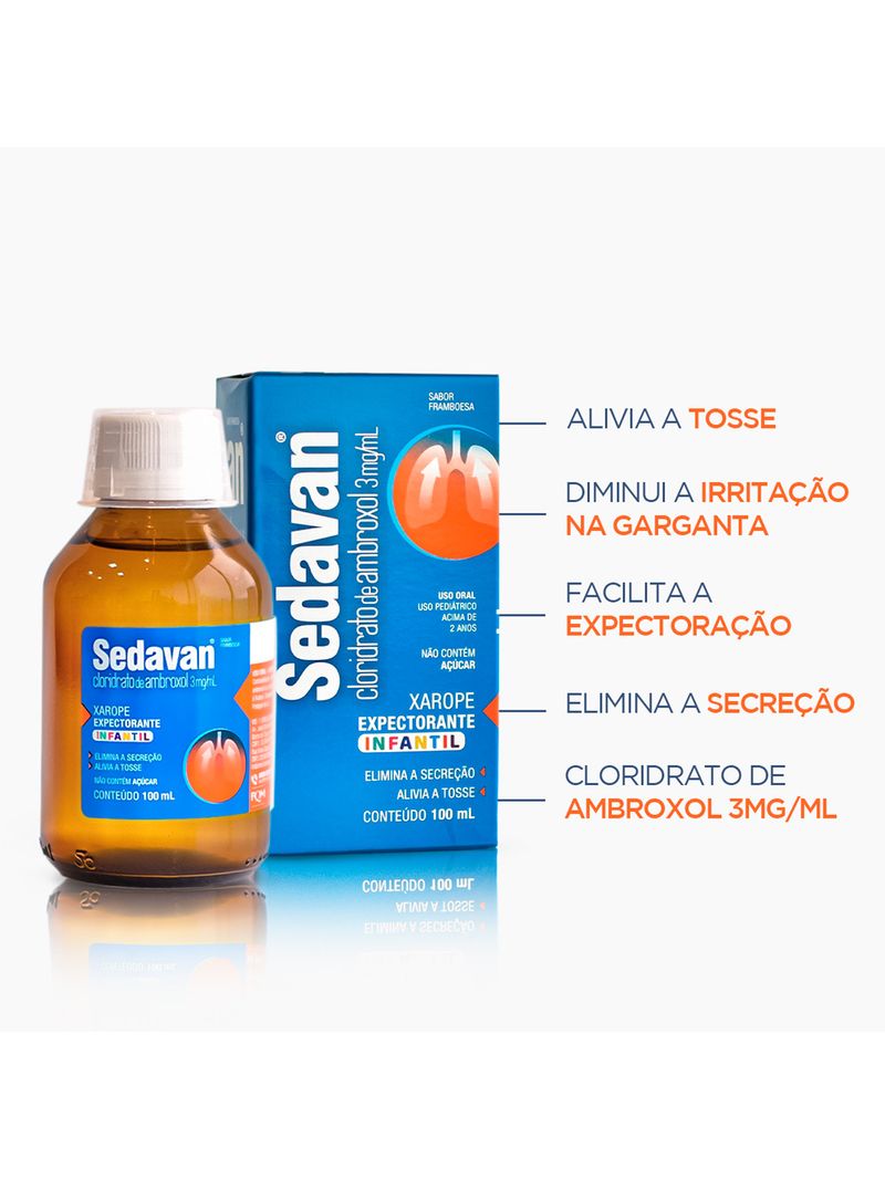 Sedavan-Xarope-Expectorante-Infantil-3mg-ml-100ml---Cloridrato-De--Ambroxol
