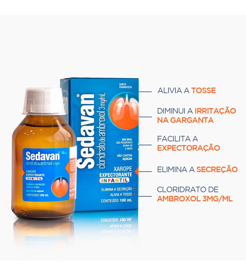 Sedavan-Xarope-Expectorante-Infantil-3mg-ml-100ml---Cloridrato-De--Ambroxol