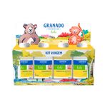 Kit-Viagem-Shampoo-Suave---Condicionador---Sabonete-De-Glicerina----Hidratante-Granado-Bebe-60ml-Cada